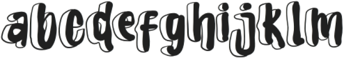 Nine to Five Block otf (400) Font LOWERCASE