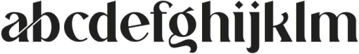 Ninetail regular otf (400) Font LOWERCASE