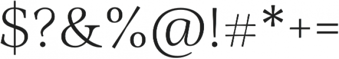 Ninfa Serif Light otf (300) Font OTHER CHARS