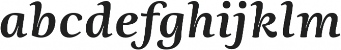 Ninfa Serif otf (700) Font LOWERCASE