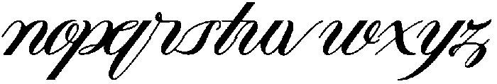 Ningrat Regular otf (400) Font LOWERCASE