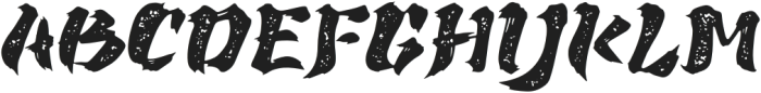 Ninja Kage Rough otf (400) Font UPPERCASE
