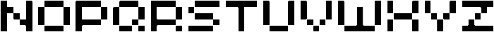 Ninja Regular otf (400) Font UPPERCASE