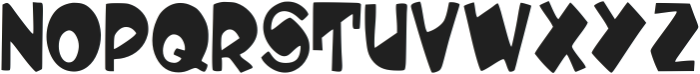 Ninja Turtles Regular otf (400) Font UPPERCASE