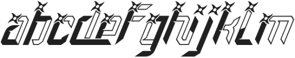 Ninjadarts Italic otf (400) FONT