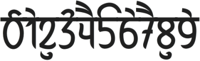 Niranjan Two otf (400) Font OTHER CHARS