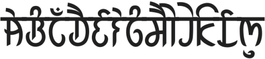 Niranjan Two otf (400) Font UPPERCASE