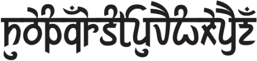 Niranjan Two otf (400) Font LOWERCASE