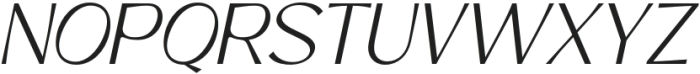 Niravaka Italic otf (400) Font UPPERCASE