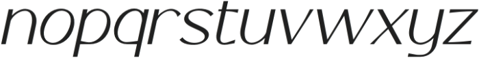 Niravaka Italic otf (400) Font LOWERCASE