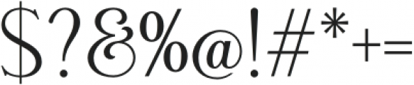 Nirotica-Bold otf (700) Font OTHER CHARS