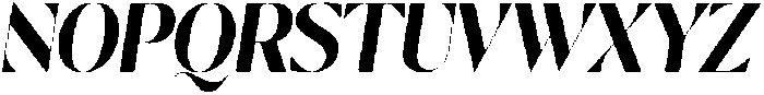 Nisanbel Black Slant otf (900) Font UPPERCASE