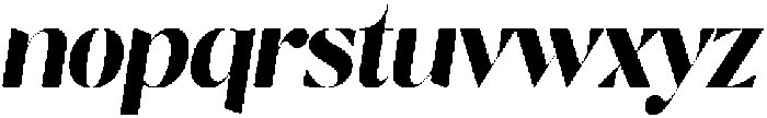 Nisanbel Black Slant otf (900) Font LOWERCASE