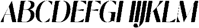 Nisanbel Bold Slant otf (700) Font UPPERCASE