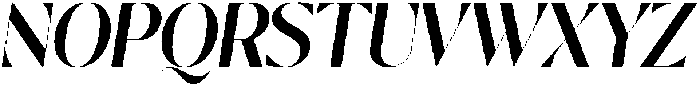 Nisanbel Bold Slant otf (700) Font UPPERCASE