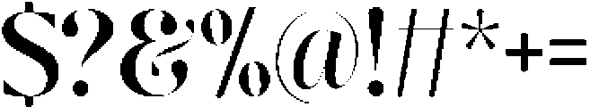 Nisanbel Bold otf (700) Font OTHER CHARS