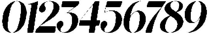 Nisanbel Extra Bold Slant otf (700) Font OTHER CHARS