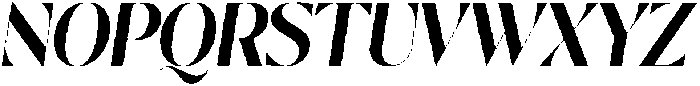 Nisanbel Extra Bold Slant otf (700) Font UPPERCASE