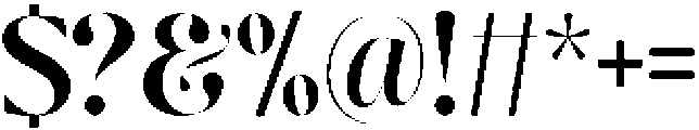 Nisanbel Extra Bold otf (700) Font OTHER CHARS
