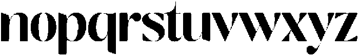 Nisanbel Extra Bold otf (700) Font LOWERCASE