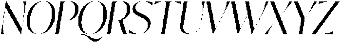 Nisanbel Light Slant otf (300) Font UPPERCASE