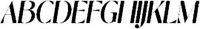 Nisanbel Semi Bold Slant otf (600) Font