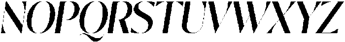 Nisanbel Semi Bold Slant otf (600) Font UPPERCASE