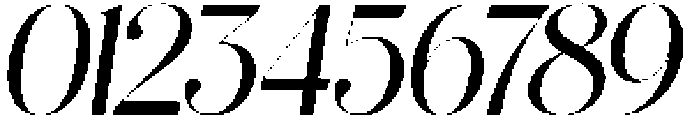 Nisanbel Slant otf (400) Font OTHER CHARS