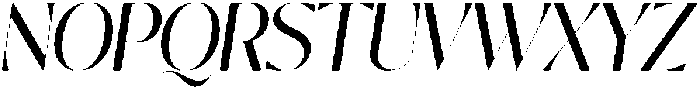 Nisanbel Slant otf (400) Font UPPERCASE