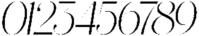 Nisanbel Thin Slant otf (100) Font OTHER CHARS