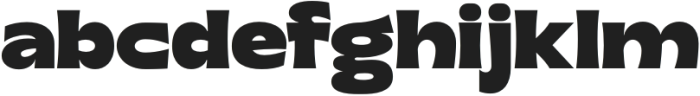 Nisshin Extra Bold otf (700) Font LOWERCASE