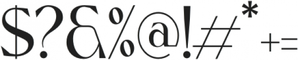 Nissma Regular otf (400) Font OTHER CHARS