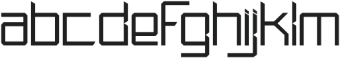 Nitro Nova Regular otf (400) Font LOWERCASE