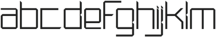 Nitro Nova Thin otf (100) Font LOWERCASE