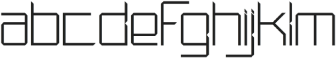 Nitro Nova UltraLight otf (300) Font LOWERCASE