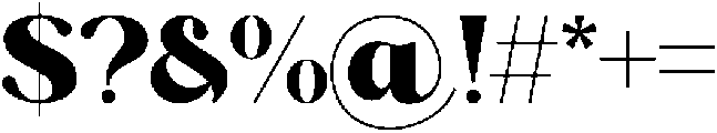Nittalo otf (400) Font OTHER CHARS