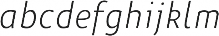 Niva ExtraLight-Italic_Condensed otf (200) Font LOWERCASE