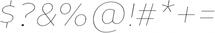 Niva SmallCaps Thin-Italic otf (100) Font OTHER CHARS