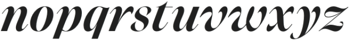 Niven Bold Italic otf (700) Font LOWERCASE