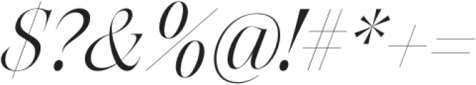 Niven Light Italic otf (300) Font OTHER CHARS