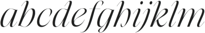 Niven Light Italic otf (300) Font LOWERCASE