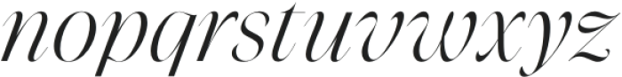 Niven Light Italic otf (300) Font LOWERCASE