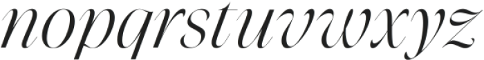 Niven Light Italic ttf (300) Font LOWERCASE