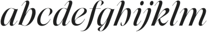 Niven Medium Italic otf (500) Font LOWERCASE