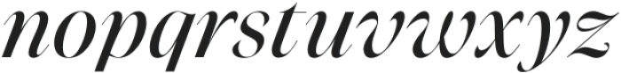 Niven Medium Italic otf (500) Font LOWERCASE