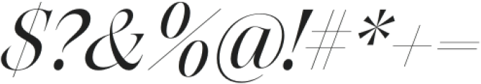 Niven Regular Italic otf (400) Font OTHER CHARS