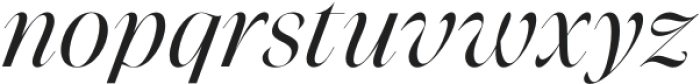 Niven Regular Italic otf (400) Font LOWERCASE