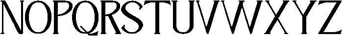 Nivoria otf (400) Font UPPERCASE
