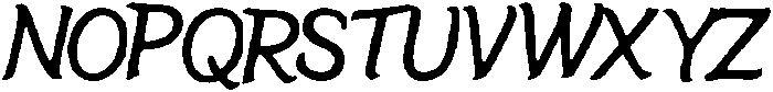 Nize ttf (400) Font UPPERCASE