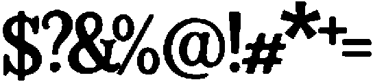 Nizo ttf (400) Font OTHER CHARS